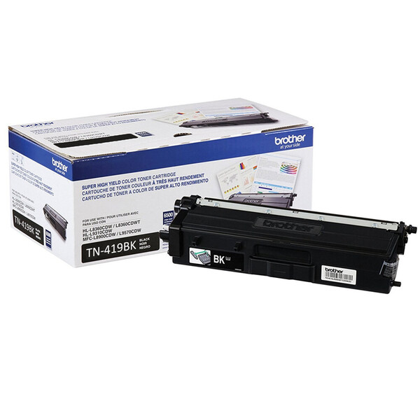 Toner Brother Tn-419bk Preto | Hl-l8360cdw Mfc-l8610cdw Mfc-l